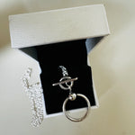 Collar con pendiente O con barra T para charms