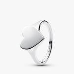 Anillo corazón liso