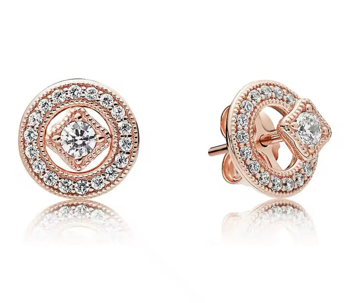 Aros círculo rose