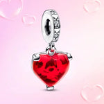 Corazón rojo Mickey/Minnie