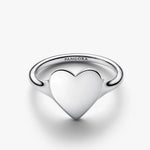 Anillo corazón liso