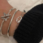Pulsera estrella cierre palito