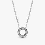 Collar pave círculo