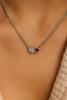 Collar doble corazón