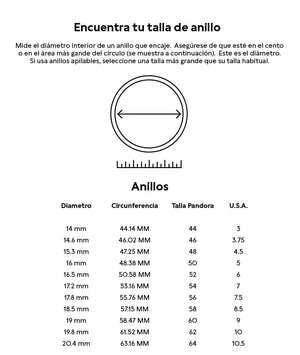 Anillo Corona solitario azul