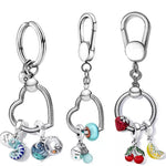 Llavero corazón grande para charms