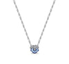 Collar flor circones