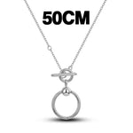 Collar con pendiente O con barra T para charms