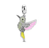 Colibrí amarillo rosa